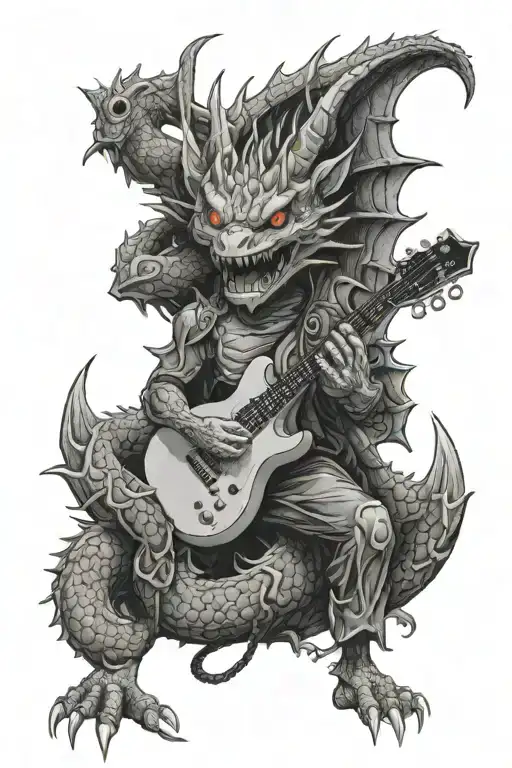 Smaurai With Sg Guitar Merging