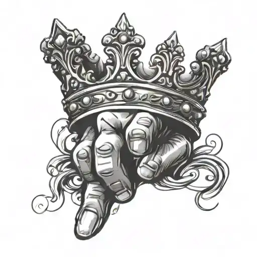 Middle Finger As Crown