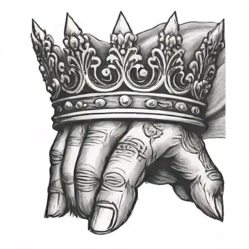 Middle Finger As Crown Made