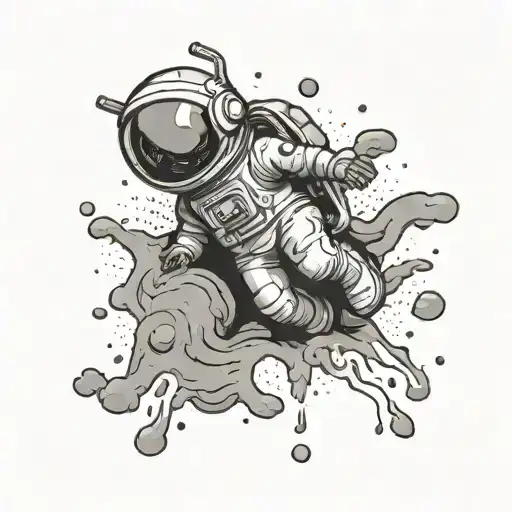 A Peanut That Looks Like An Astronaut That Is Dirty