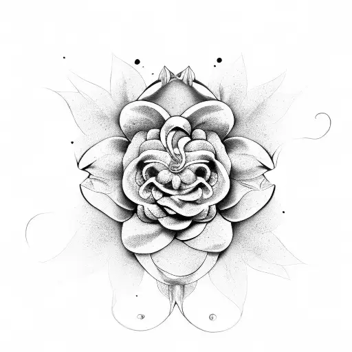 Flower Vertical And Medusa