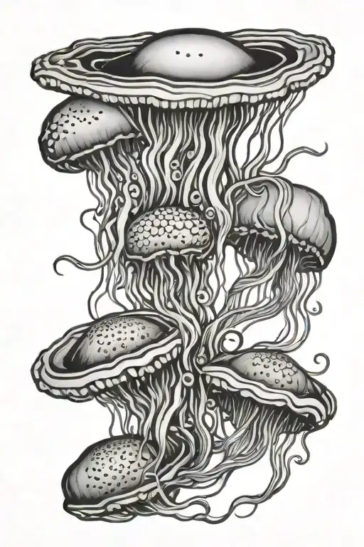 3 Jelly Fish Swimming