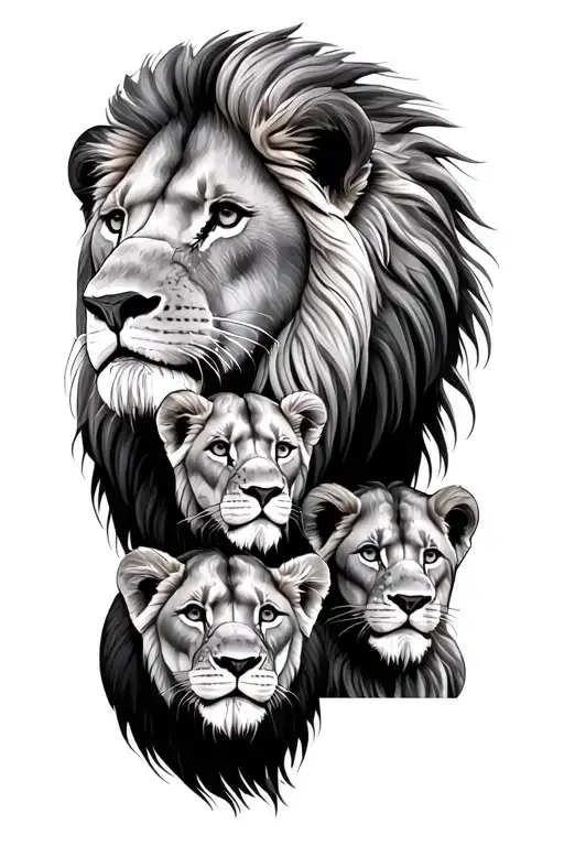 Lion Family