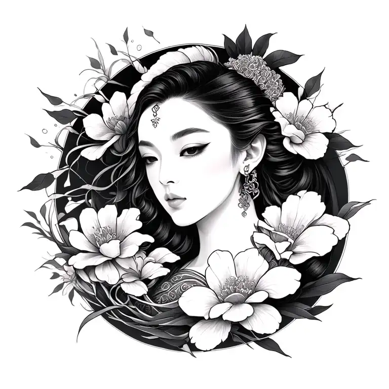 Japanese Style Tattoo Design