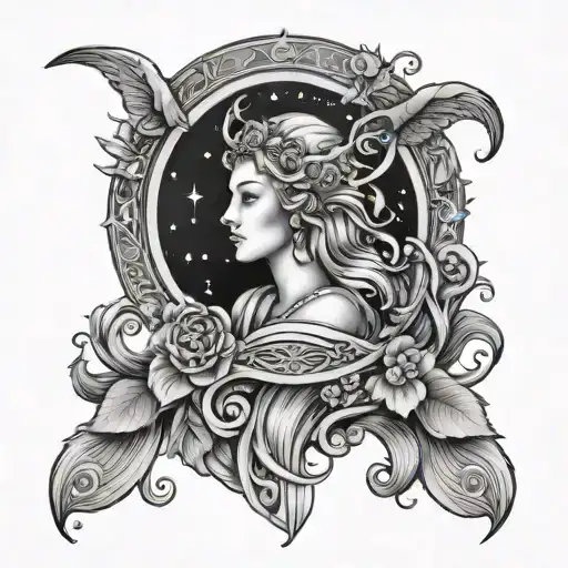 Virgo Zodiac Moon Surrounded