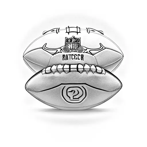 A Portrait Of A Football Player With A Background Of Iconic Movie Scenes