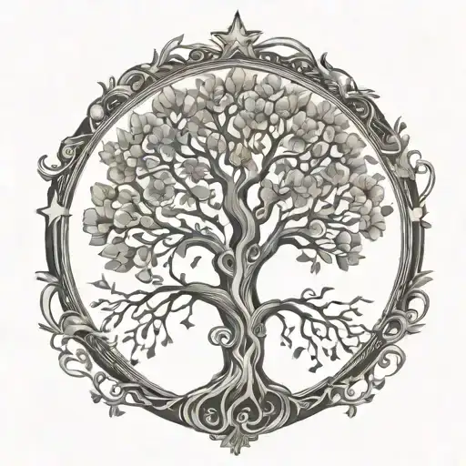 Tree Of Life With Star Louisa Soline