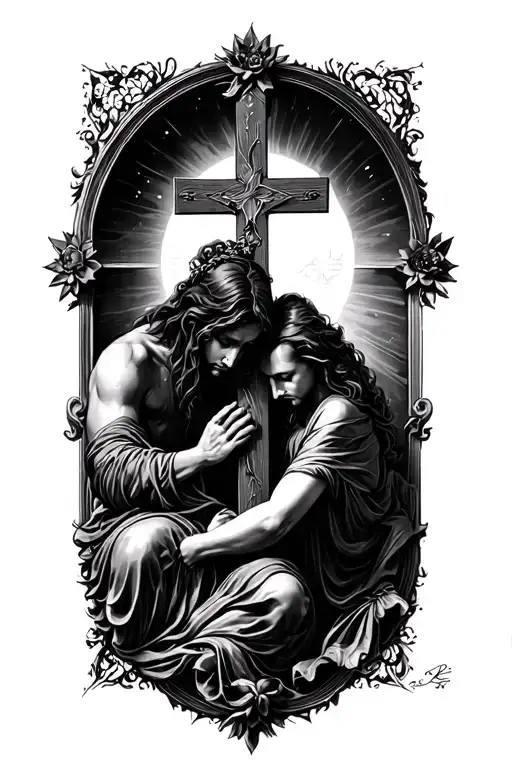 Pheniox Bowing At The Cross