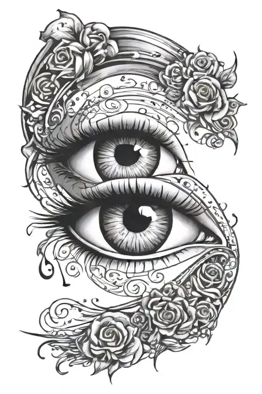 Eye Music Notes With Self Love