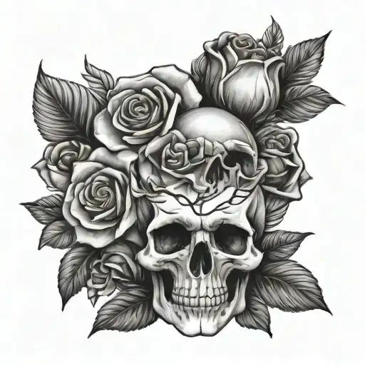 Skull Roses