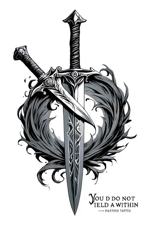 You Do Not Yield Within A Sword