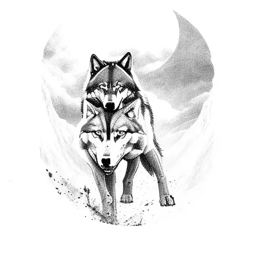 A Warrior Riding A Wolf Through A Historic Turkish Landscape