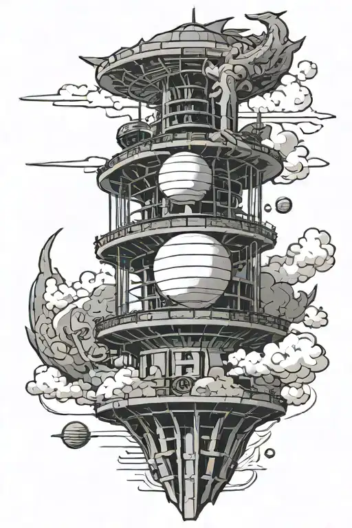 Ohio State Outline Dragon Ball Z Looney Tunes Seattle Space Needle