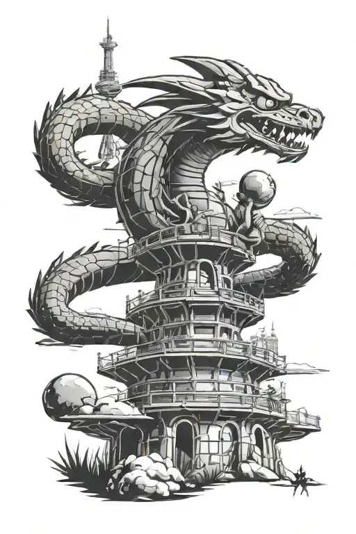 Ohio State Outline Dragon Ball Z Looney Tunes Seattle Space Needle