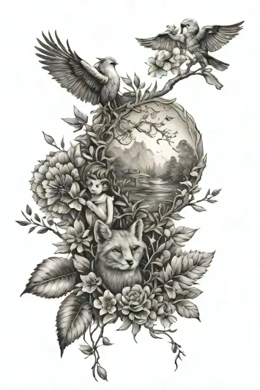 Family Kids Nature Inspired