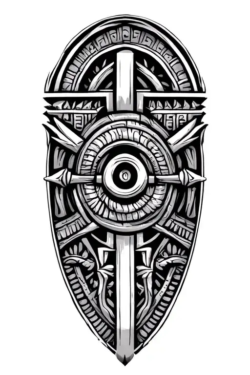 Enki Symbol With Ancient Sumerian