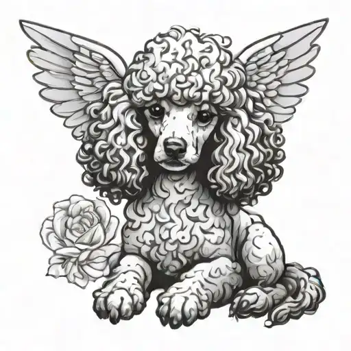 Poodle Angel