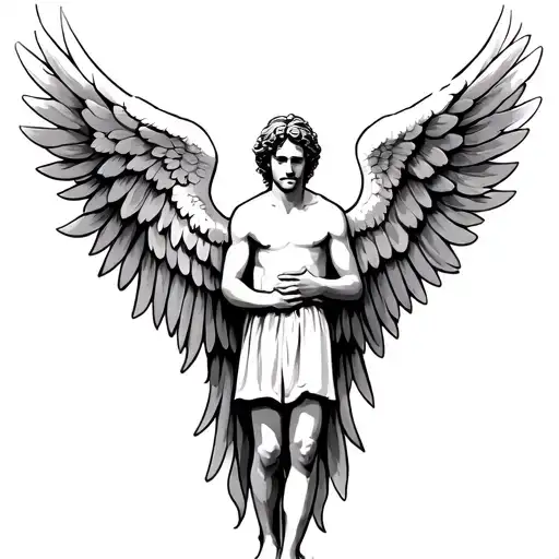 Father Son Angel Wings