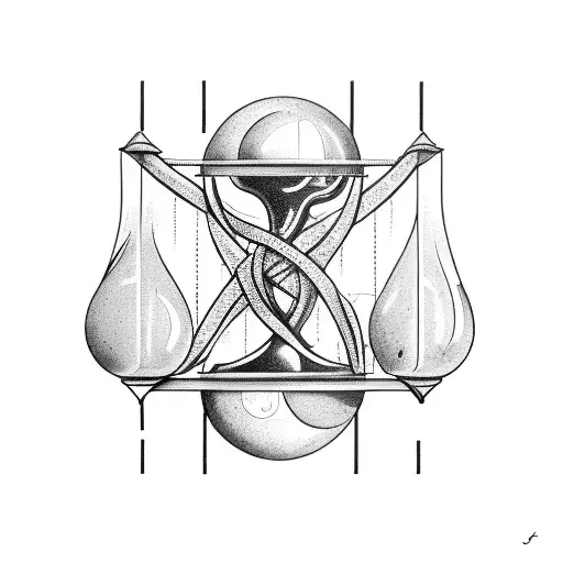 Libra Hourglass Intertwined