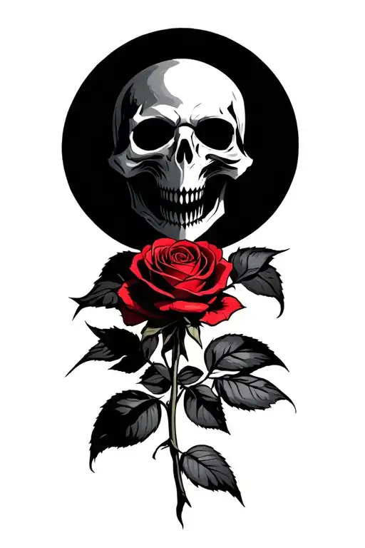 Reaper Holding A Rose