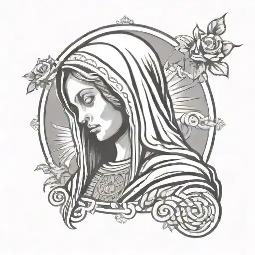 Cyber Sigilism Virgin Mary