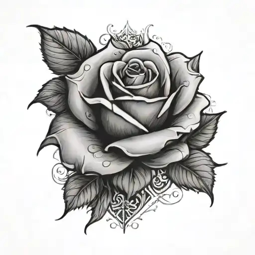 Rose With The Name Mashu On It