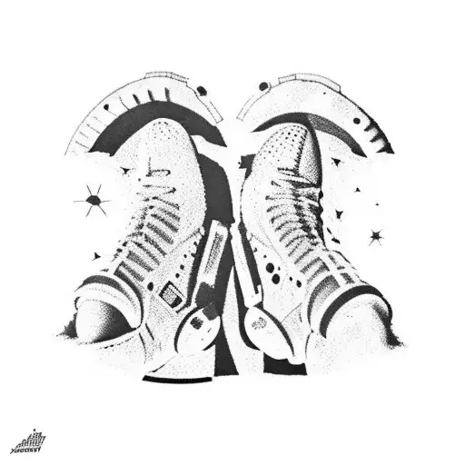 Astronaut Footprint On The Moon