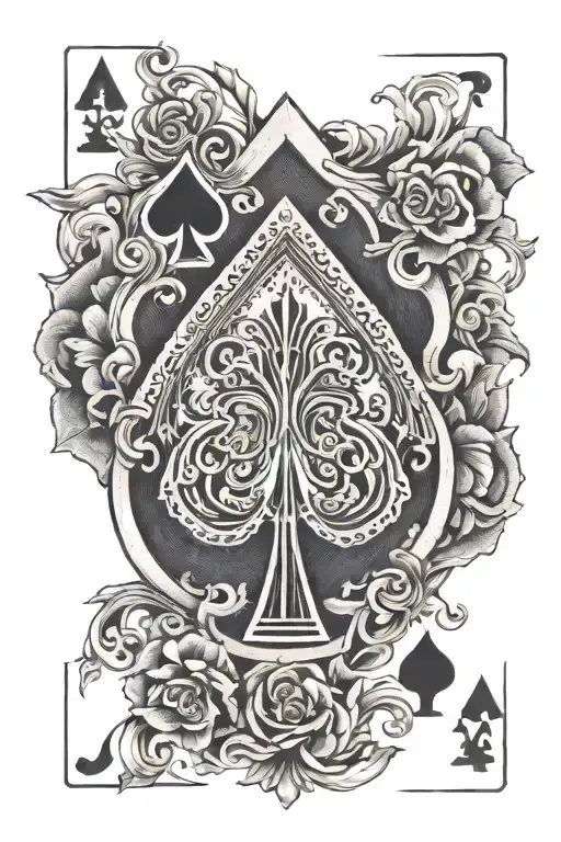 Ace Of Spades Card