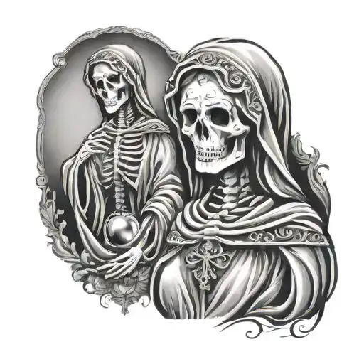 Skeleton Mary Mother Of Christ