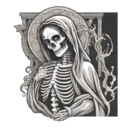 Skeleton Mary Mother Of Christ