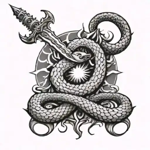 Sword Sun Snake Fire Adventure Dominance The