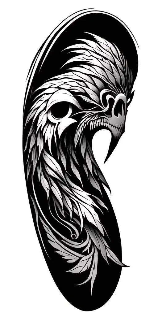 Biomechanical And Polynesian Style