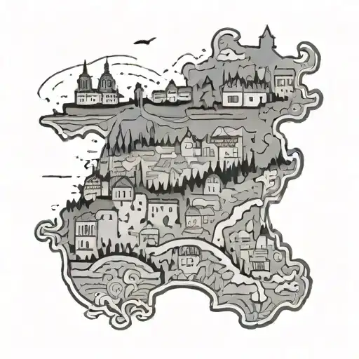 Portugal Country Outline