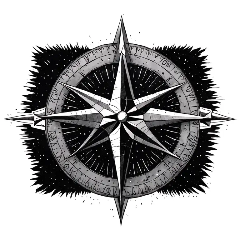 North Star Compass Rose