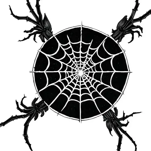 Spider Web And Rune Odal