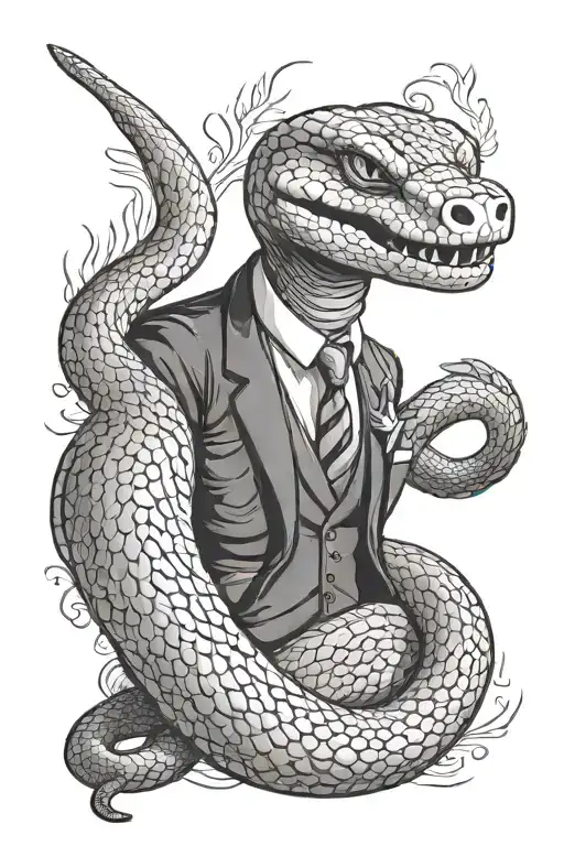 Snake In Business Suit