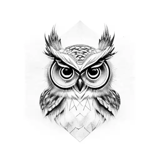 Owl Geometic Lower Sleeve
