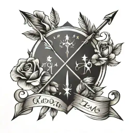 Arrows With Kids Names And Birthday