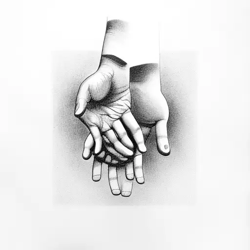 Hands Coming From A Black Hole