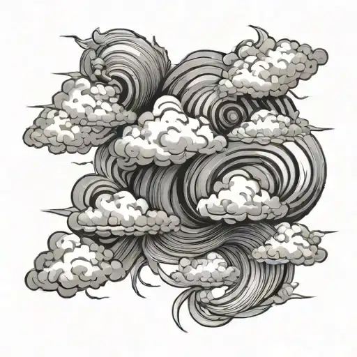 Black And Grey Clouds