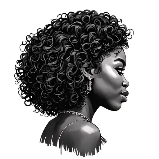 Black Women Curly Hair