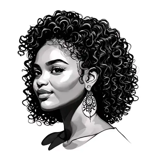 Black Women Curly Hair