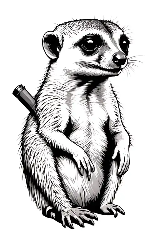 Justitia As A Meerkat