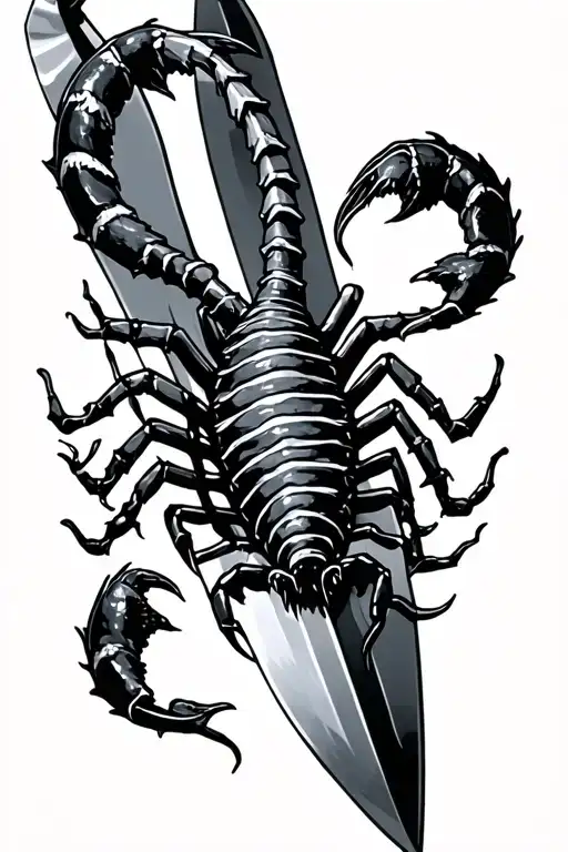 Scorpion On Dagger