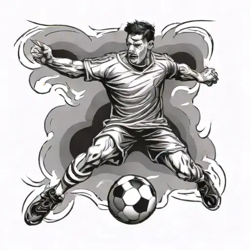 Something Related To Football And Referring To The Number 9