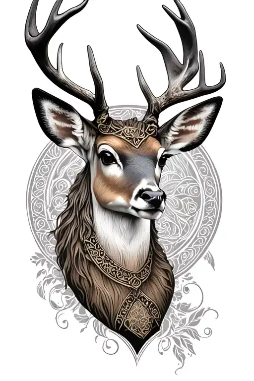 Themis As A Deer