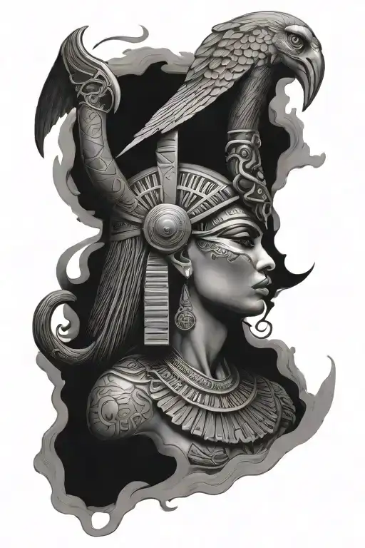 Egyptian Mythology With Time And Space Sleeve