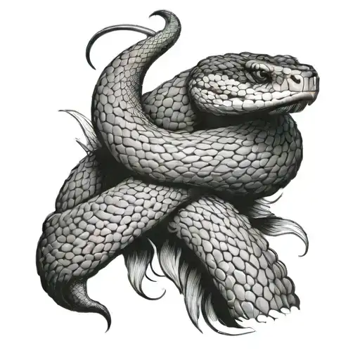 Snake Going Up Arm And Into Shoulder