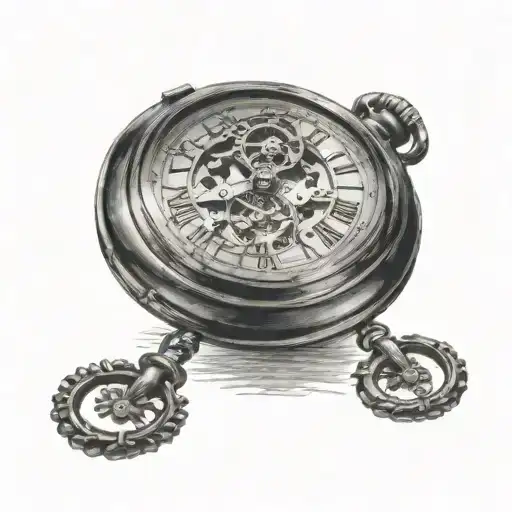 Pocket Watch Broken And Healed