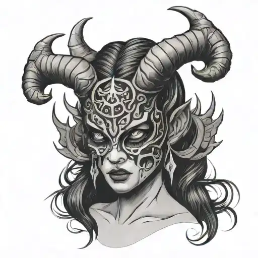 Demon Mask Girl